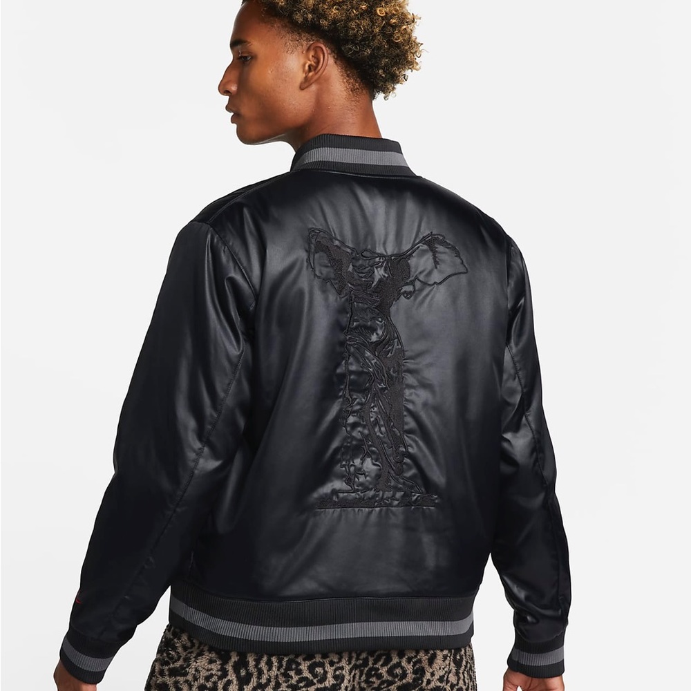 Nike Men’s Premium Basketball Jacket, Brand New, Black, Size:Large Loose Fit - Picture 7 of 10